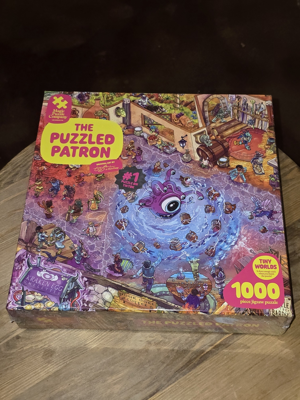 Magic Puzzle Company The Puzzled Patron 1000 Piece Jigsaw Puzzle NWT Sealed